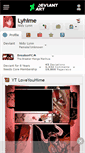 Mobile Screenshot of lyhime.deviantart.com