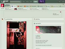 Tablet Screenshot of lyhime.deviantart.com