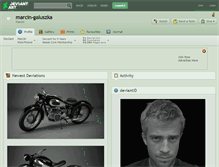 Tablet Screenshot of marcin-galuszka.deviantart.com