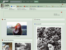 Tablet Screenshot of coelle.deviantart.com