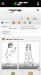 Mobile Screenshot of magamaga.deviantart.com