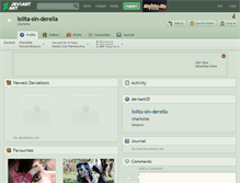 Tablet Screenshot of lolita-sin-derella.deviantart.com