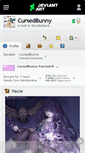 Mobile Screenshot of cursedbunny.deviantart.com