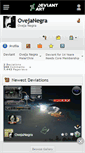 Mobile Screenshot of ovejanegra.deviantart.com