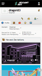 Mobile Screenshot of dragon83.deviantart.com