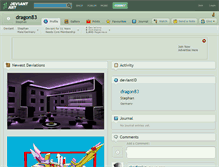 Tablet Screenshot of dragon83.deviantart.com