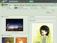 Tablet Screenshot of cisiko.deviantart.com