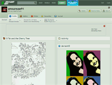 Tablet Screenshot of amoureuse91.deviantart.com