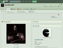 Tablet Screenshot of grandthunder.deviantart.com