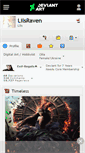 Mobile Screenshot of lilsraven.deviantart.com