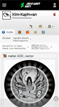 Mobile Screenshot of kim-kaphwan.deviantart.com