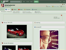Tablet Screenshot of dylanlaubscher.deviantart.com