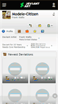 Mobile Screenshot of modele-citizen.deviantart.com