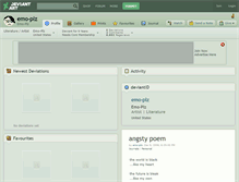 Tablet Screenshot of emo-plz.deviantart.com