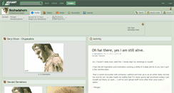 Desktop Screenshot of bozhadahorn.deviantart.com