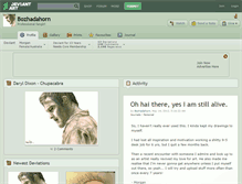 Tablet Screenshot of bozhadahorn.deviantart.com