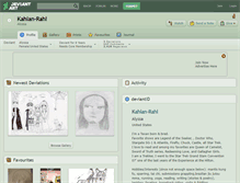 Tablet Screenshot of kahlan-rahl.deviantart.com