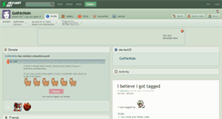 Desktop Screenshot of gothicnoin.deviantart.com