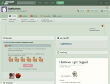 Tablet Screenshot of gothicnoin.deviantart.com