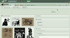 Desktop Screenshot of grimdork.deviantart.com