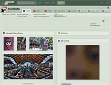 Tablet Screenshot of makobsan.deviantart.com