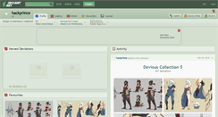 Desktop Screenshot of hackprince.deviantart.com