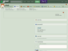 Tablet Screenshot of mikaii.deviantart.com