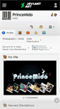 Mobile Screenshot of princemido.deviantart.com