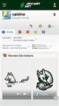 Mobile Screenshot of caleine.deviantart.com