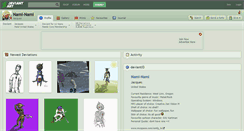 Desktop Screenshot of nami-nami.deviantart.com