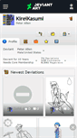 Mobile Screenshot of kireikasumi.deviantart.com