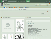 Tablet Screenshot of kireikasumi.deviantart.com