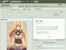 Tablet Screenshot of patrial.deviantart.com