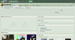 Desktop Screenshot of houdiniwolf.deviantart.com