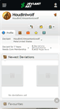 Mobile Screenshot of houdiniwolf.deviantart.com