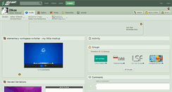 Desktop Screenshot of dikoo.deviantart.com