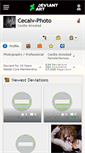 Mobile Screenshot of cecalv-photo.deviantart.com