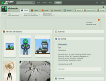 Tablet Screenshot of nintondo.deviantart.com