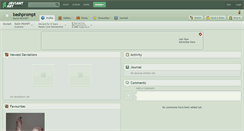 Desktop Screenshot of bashprompt.deviantart.com