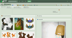 Desktop Screenshot of iohimesama.deviantart.com