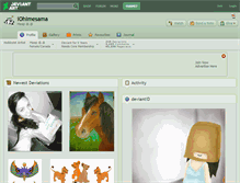 Tablet Screenshot of iohimesama.deviantart.com