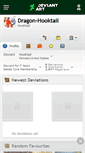 Mobile Screenshot of dragon-hooktail.deviantart.com