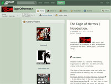 Tablet Screenshot of eagleofhermes.deviantart.com