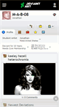Mobile Screenshot of m-a-b-08.deviantart.com