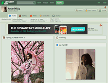 Tablet Screenshot of amanikitty.deviantart.com