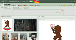 Desktop Screenshot of heart-rate0.deviantart.com