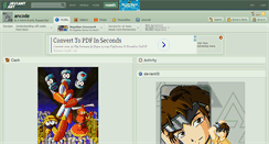 Desktop Screenshot of ancode.deviantart.com