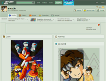 Tablet Screenshot of ancode.deviantart.com