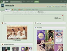Tablet Screenshot of inessa-emilia.deviantart.com