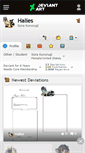 Mobile Screenshot of halies.deviantart.com